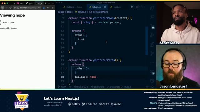 Let's Learn Next.js! (with Scott Moss) — Learn With Jason смотреть онлайн