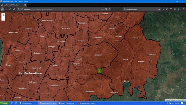 LeafletJS - GeoJSON Labeling смотреть онлайн