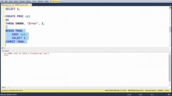 SQL Server Programming with T SQL