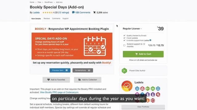 How to set working hours and add special days to staff schedule in Bookly смотреть онлайн
