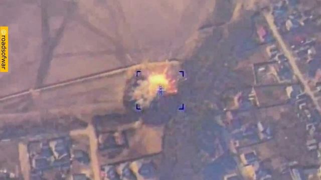 Корректировка с БЛА ударов по ВСУ артиллерии ВС РФ. смотреть онлайн