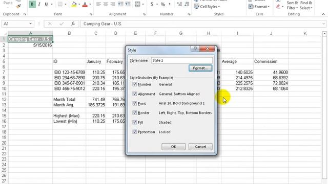 Excel 2016: Cell Styles смотреть онлайн