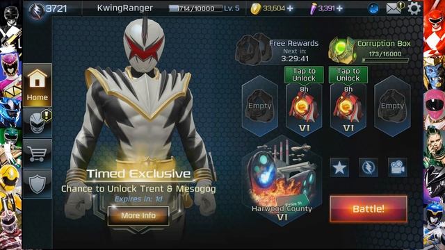 Power Rangers Legacy Wars - White Dino Ranger UNLOCKED смотреть онлайн