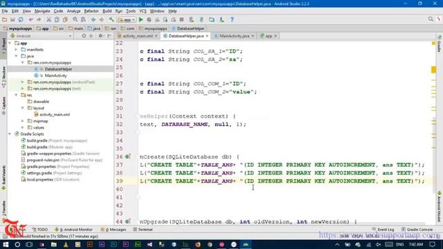 How to Create Quiz Apps in Android using SQLite Database?[Part-1] [With Source Code] смотреть онлайн