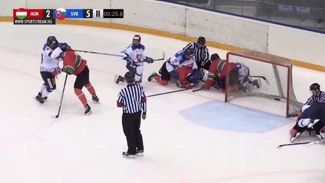 Šarvátka v zápase SR18 - HUN18 смотреть онлайн