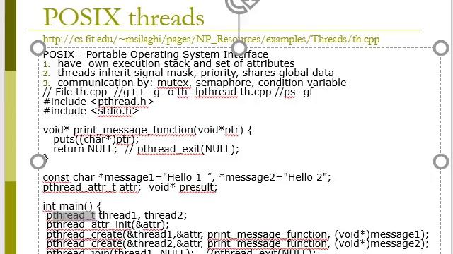 Network Programming - Threads - 02 - POSIX Threads, C смотреть онлайн