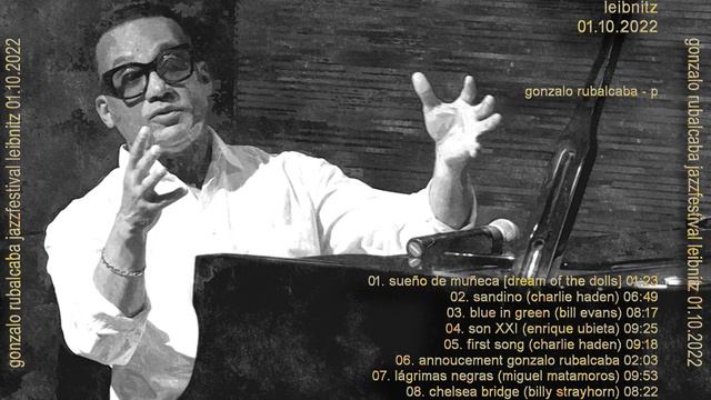 Gonzalo Rubalcaba Solo Piano leibnitz 2022 10 01 (audio, bootleg) смотреть онлайн