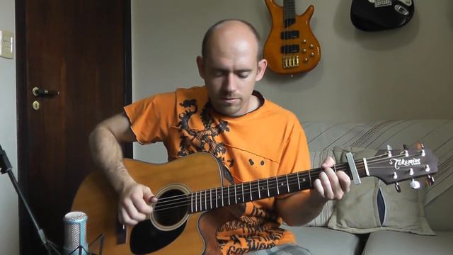 Clocks (Coldplay) - Acoustic Guitar Solo Cover (Violão Fingerstyle) смотреть онлайн