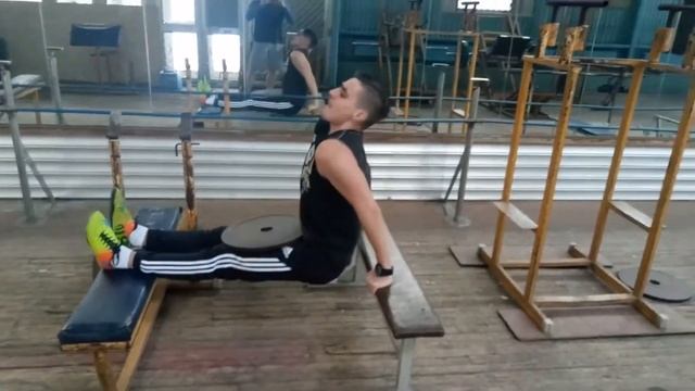 Дегтярёв первая полноценная тренировка после длительной паузы!Фитнес! смотреть онлайн