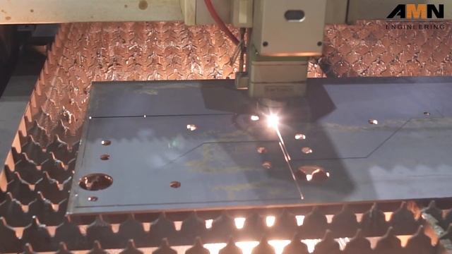 Сверхточная ЛАЗЕРНАЯ РЕЗКА МЕТАЛЛА | Лазерный СТАНОК С ЧПУ от компании AMN Engineering В ДЕЙСТВИИ смотреть онлайн