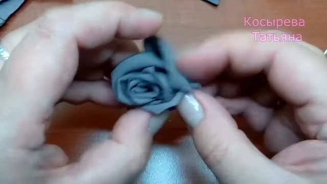 Розы и бутоны из ткани своими руками DIY Мастер класс смотреть онлайн