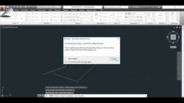 AutoCAD 2D - Convert to Polyline and Region. (Command: BPOLY) смотреть онлайн