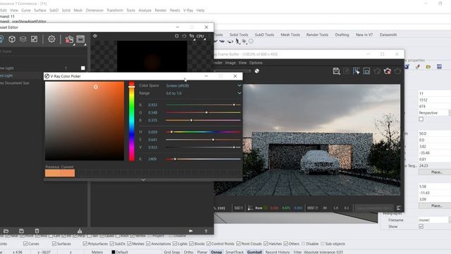 VRAY 5 FOR RHINO TUTORIAL / EXTERIOR LIGHTING - SUN LIGHT & HDRI - for Beginners #1 смотреть онлайн