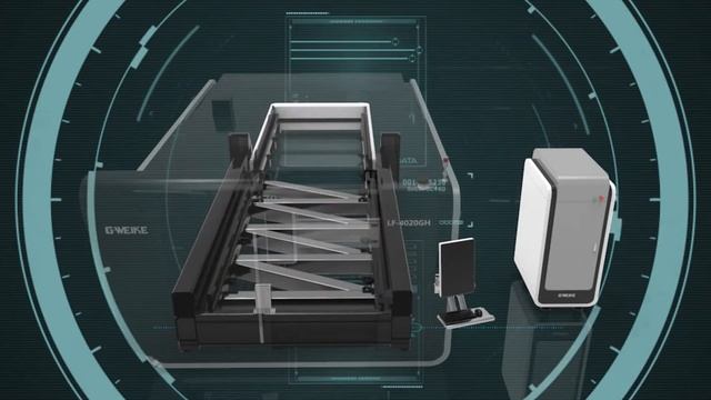 Gweike LF4020GH станок пример резки смотреть онлайн