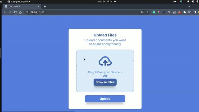 Anonymous Upload files HTML CSS and Javascript смотреть онлайн
