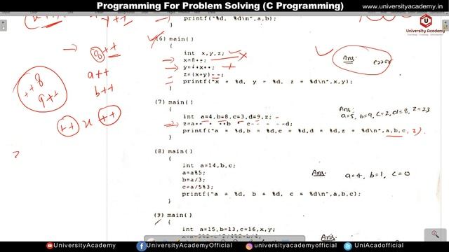 PPS41: Questions Based on Operator Precedence and Associativity in C смотреть онлайн