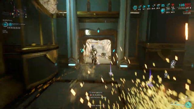 Warframe Steel Path Solo Survival 1 hour | ZAKTI PRIME & Ash Prime VS LVL 200 | Builds Included смотреть онлайн