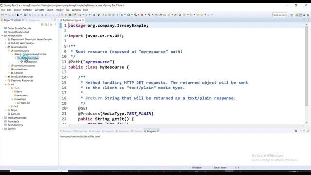Creating a Jersey Project in Eclipse -28 | Creating and Setup a Jersey Project | Jersey Rest API смотреть онлайн