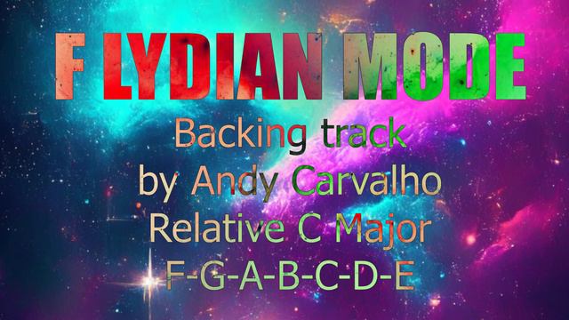 F Lydian Mode | Perfect Guitar Backing Track