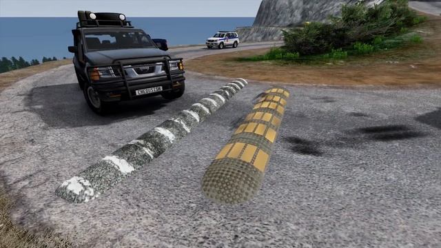 Mobil vs Speed bumps #25 - beamng.drive смотреть онлайн