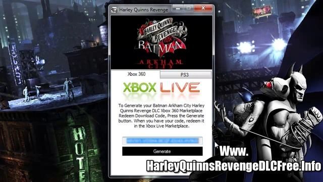 Batman Arkham City Harley Quinns Revenge Costume DLC Codes - Free!! смотреть онлайн
