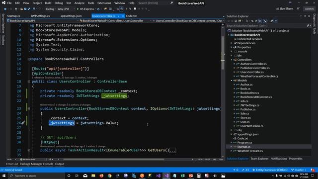 ASP.NET Core Web API + Entity Framework Core : JWT Authorization - EP08 смотреть онлайн