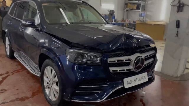 Mercedes W167 GLS, кузовной ремонт