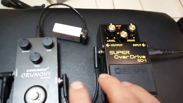 BOSS SD-1-4A Vs CoolMusic Crunchy Overdrive (проверка и сравнение педалей в Музторге)