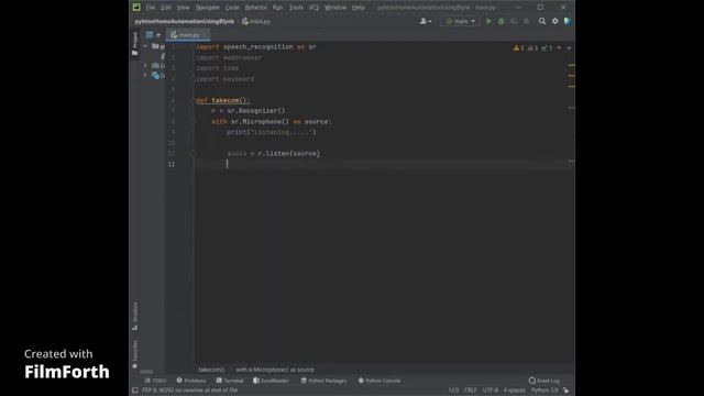 Building a voice-controlled home automation system with python + Blynk || Part 2 смотреть онлайн