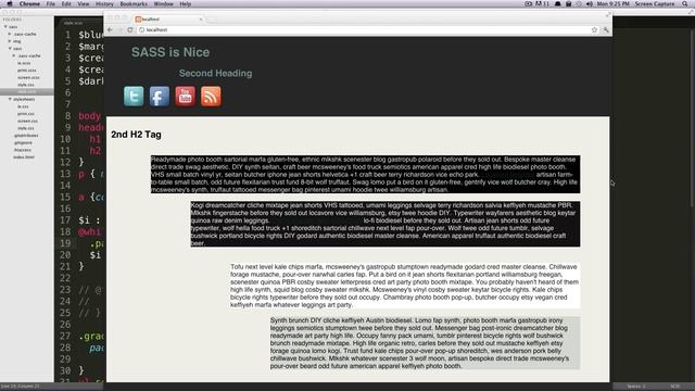 Sass Tutorials #16 - While Loops смотреть онлайн