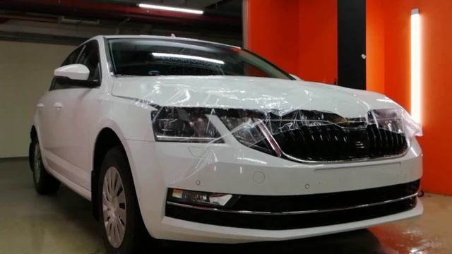 Skoda Octavia защитная пленка на капот, бампер, противотуманки и дверные стойки. | #PlenkiSPb смотреть онлайн