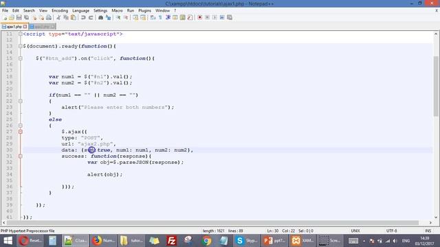 AJAX with PHP Introduction with example code (Urdu+Hindi) смотреть онлайн