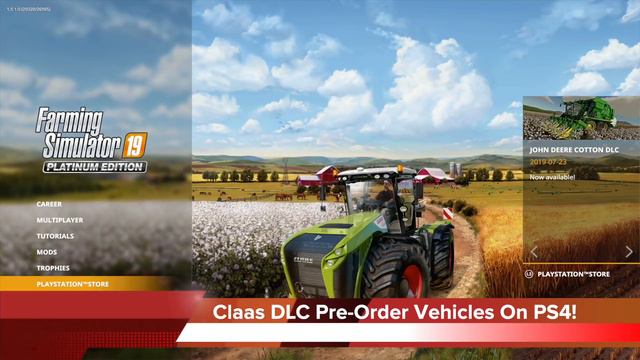 FARM SIM NEWS! Claas DLC PS4 Bonus Vehicles Fixed! (Season Pass) смотреть онлайн