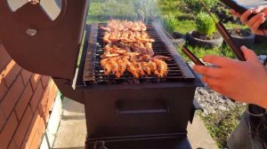 МАНГАЛ ГРИЛЬ БАШПЕЧИ, СОБИРАЕМ И ГОТОВИМ