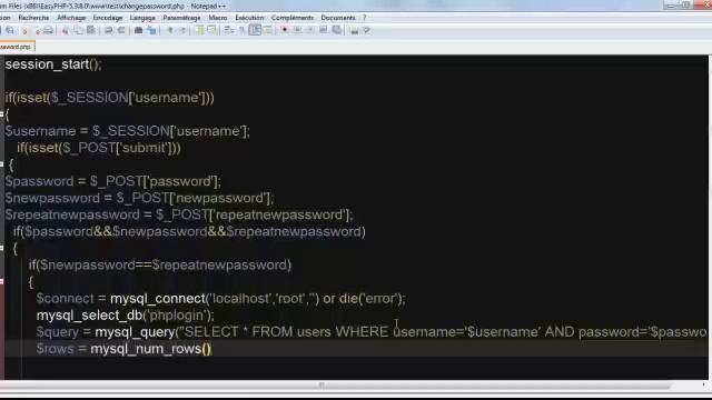 Tutoriel php-mysql(formulaire d'inscription:changer de password part4) | By NewDzign смотреть онлайн