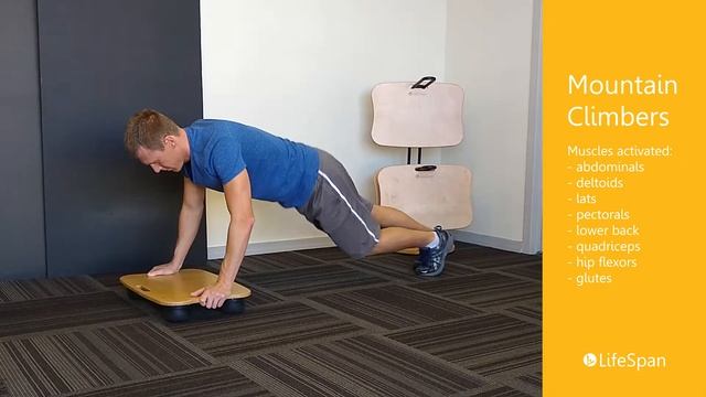 Advanced Balance Board Exercises with the LifeSpan AirSoft Board смотреть онлайн
