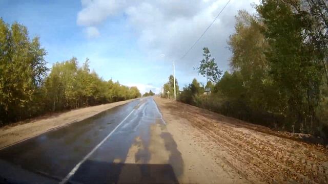 Проезд через село им. Бабушкина и г. Никольск. смотреть онлайн