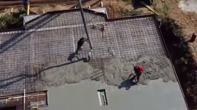 Заливка перекрытия второго этажа в Астреево смотреть онлайн