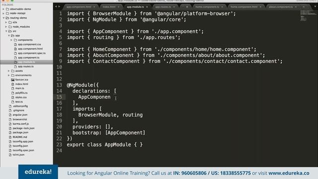 Angular Live - 3 | Angular Routes and Navigation | Angular Routing Tutorial For Beginners | Edureka смотреть онлайн