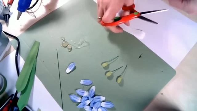 Онлайн Мастер-Класс "Как изготовить пролески из фоамирана" смотреть онлайн