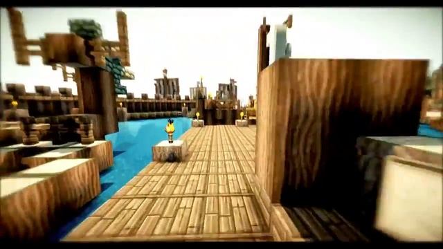 Майнкрафт/Minecraft Cinematic - Деревня Викингов