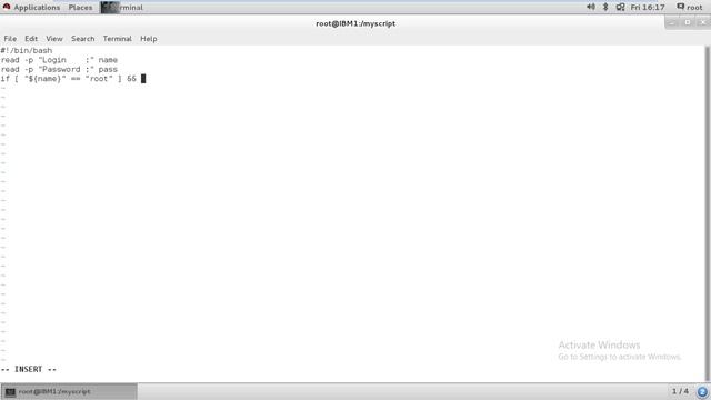 Write a script by if then else fi statement for login an user 2nd way смотреть онлайн