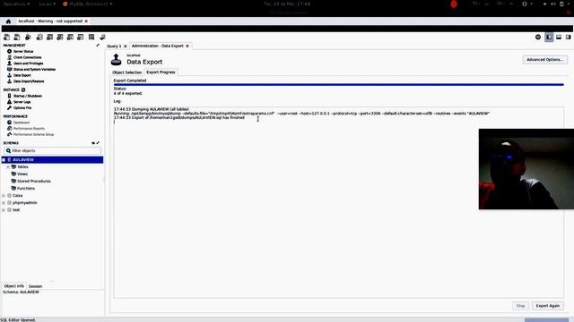 Exportar e Importar Banco de Dados com MysqlWorkBench смотреть онлайн