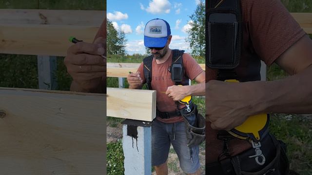 Дом 119м². Обвязка Свай. #diy #diywoodworking #woodworking #wood #carpentry #woodwork #construction