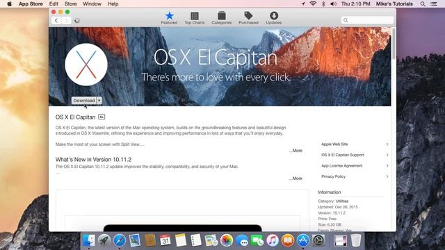 Upgrade your Mac's Operating System to El Capitan смотреть онлайн