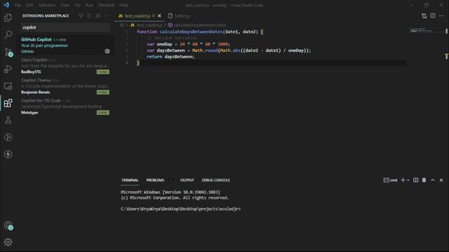Tabnine vs Github copilot, the best ai code completion, testing Github copilot смотреть онлайн