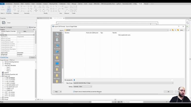 REVIT EXPORTAR A AUTOCAD смотреть онлайн