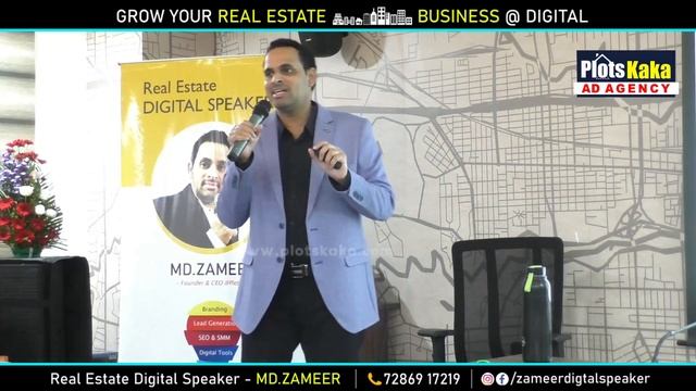 Use Canva App | Increase Your Sales | Real Estate Training | Zameer Digital Speaker | Part-21 смотреть онлайн