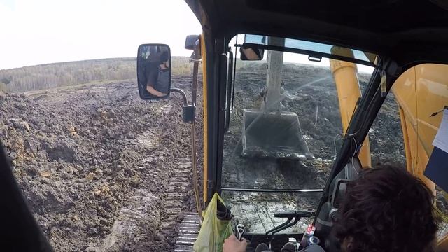 Работа на отвале