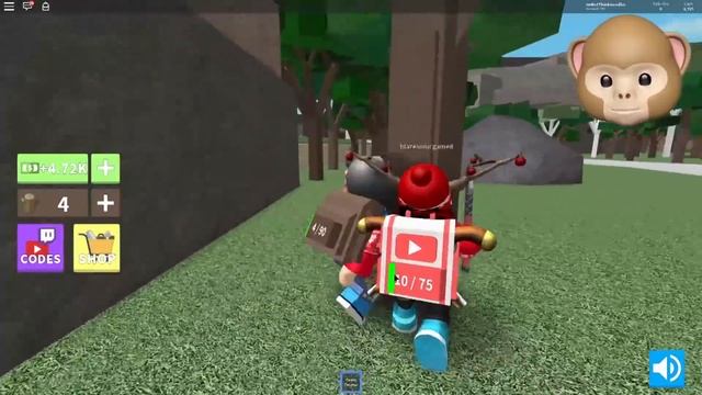 CUTTING TREES WITH LASER BEAMS!! | ROBLOX WOODCUTTING SIMULATOR смотреть онлайн
